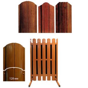 Евроштакетник ВИК 126 стандарт Zinkel