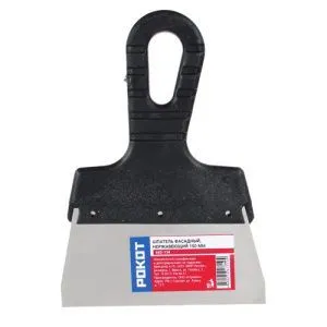 683-134 РОКОТ Шпатель металл(нерж) пластиковая ручка 150 мм