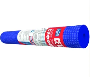 Сетка стеклоткан. фасадная яч. 5х5, 145г/м2, 1х50 м Суффикс, (5шт/уп)